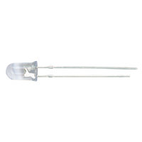 LED 3mm, supersvijetla, crvena, 600mcd