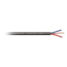 Mikrofonski kabel, 6mm, dvožilni, crni