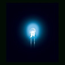 LED 3mm, supersvijetla, plava